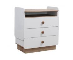 Natura Baby Commode moderne à 3 tiroirs pour chambre bébé