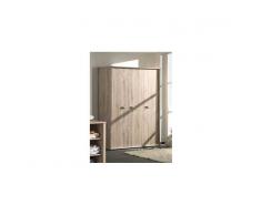 ELISE Armoire moderne à 3 portes ouvrantes coloris chêne cuneo pour chambre enfant/bébé collection ELISE