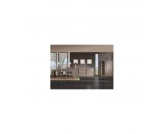 Depotmeubles Salle à manger compléte moderne en bois coloris chêne
