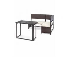 Banquette d'angle Topeka (Ens. 3 pces.) marron maison - bonprix