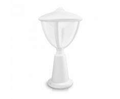 ROBIN - Borne d'extérieur LED Blanc H33,5cm - Luminaire d'extérieur Philips designé par