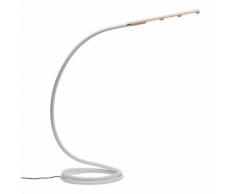 S7 ORIGIN MINI - Lampe de bureau LED Blanc/Hêtre H130cm - Lampe à poser Structures designé par