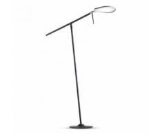 PADDLE - Lampe de lecture LED Noir H125cm - Lampadaire Fabbian designé par Benjamin Hubert