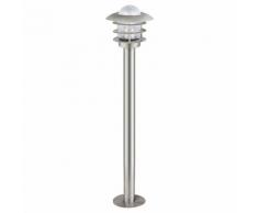 MOUNA - Borne d'extérieur Acier/Verre H95cm - Luminaire d'extérieur Eglo designé par
