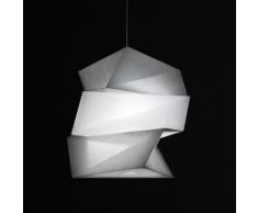 IN-EI - Suspension LED Blanc Katatsumuri H48cm - Lampe à poser Artemide designé par Issey Miyake
