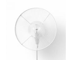GRILLO - Applique murale avec prise Blanc/Blanc Ø23cm - Applique Petite Friture designé par Elise Fouin