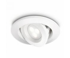 CARNET - Spot encastrable LED de salle de bain Blanc Ø12cm - Spot Philips designé par