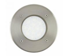 LAMEDO - Spot d'extérieur encastrable LED Blanc Chaud Nickel Ø10cm - Luminaire d'extérieur Eglo designé par