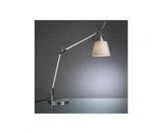 TOLOMEO - Lampe de bureau Alu/Ivoire H66cm - Lampe à poser Artemide designé par Michele De Lucchi