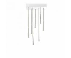 GIUNCO - Plafonnier LED 7 Lumières L30cm - Lustre et plafonnier Fabbian designé par Marc Sadler