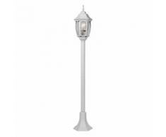 TIRENO - Borne d'extérieur Blanc H120cm - Luminaire d'extérieur Lucide designé par