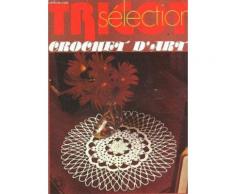 Tricot Selection - Crochet D'art / N°28 - Septebmre 1977 / Rideaux De Bibliotheque - Napperon Bel Ete - Coussin Mary Et Ken - Napperon Fleurs Rouges - Coussin - Napperon Les Pensees Etc...