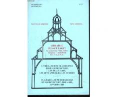 Livres Anciens Et Modernes Sur Les Beaux Arts, Les Arts Appliques Et Les Metiers N°87, Automne 1991.