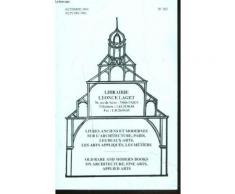 Livres Anciens Et Modernes Sur Les Beaux Arts, Les Arts Appliques Et Les Metiers N°102, Automne 1994.