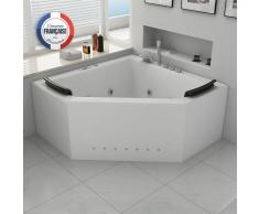 Distribain Baignoire balneo d'angle Duo whirlpool 31 jets