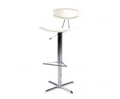 Chaise de Bar BLAISE - Blanc