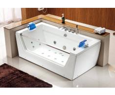 items-france TILUA2 - Baignoire hydromassante 175x85x60