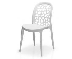 items-france MESA - Lot de 2 chaises design 52x41x82.5/44cm