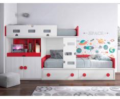 items-france KILLIAN - Lits superposes avec rangements