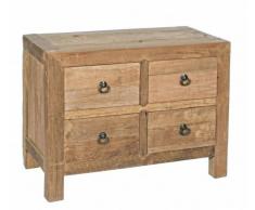 items-france COMMODE KENDAR - Commode kendar 4 tiroirs 75x40x60cm