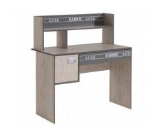 Leylina Bureau pour enfant avec étagère, tiroir et espace rangement