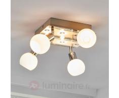 Plafonnier LED à sept lampes Evaletta