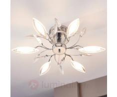 Plafonnier LED à motif floral Kibra