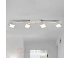 Plafonnier avec 4 spots LED Kena, variable