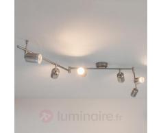 Puissant plafonnier LED Jarne à 6 lampes