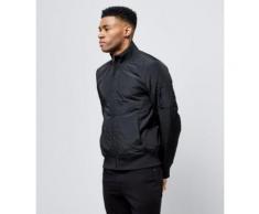 Veste noire à col cheminée
