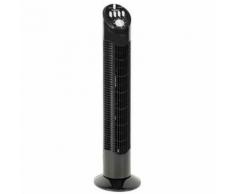 Bestron - Aft760z - Ventilateur Colonne Noir Avec Minuterie Jusqu'à 2 H. - 3 Vitesses - Silencieux !