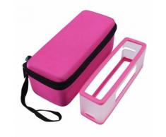 Couverture souple avec sac de rangement pour Bose-Soundlink Mini I II 2 Président Rose chaud