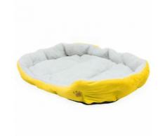 Beauty Pet ® Panier Pour Chien Et Chat 103 X 80 X 17 Cm Avec Fond Amovible / Jaune / Norme Ce / Garantie 1 An / Satisfait Ou Remboursé / Lit / Niche / Corbeille