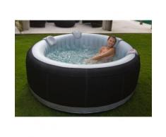 Aqua Spa 4 places rond Gonflable Noir