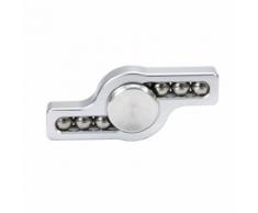 Argent Hand Spinner Bille En Acier Tri-Fidget Jeu Jouet Bureau Jouets En Aluminium Doigt Gyro Edc Tdah Autisme Pour Enfant Adulte Anti Stress Relaxation