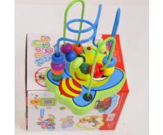 Chaud Enfants Enfants Bébé Coloré En Bois Jouet Mini Autour De Perles Jeu Éducatif