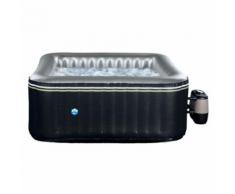 Spa carré gonflable Netspa Aspen - 4 places - noir