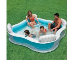 Piscine gonflable familiale avec sièges - INTEX