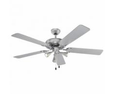 Ventilateur de plafond D-VL 5667 AEG avec éclairage inclus (inox)