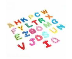 Ensemble 26 Lettres Magnétique Alphabet En Bois Jouet Educatif Bébé Décoration