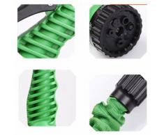Tuyau d'arrosage rétractable 15M 50FT Super Solide/Tuyau d'arrosage extensible/Tuyau d'arrosage Jardin-Vert