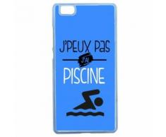 Coque J'peux Pas J'ai Piscine 10 Compatible Huawei Ascend P8 Lite Transparent
