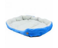 Beauty Pet ® Panier Pour Chien Et Chat 103 X 80 X 17 Cm Avec Fond Amovible / Bleu / Norme Ce / Garantie 1 An / Satisfait Ou Remboursé / Lit / Niche / Corbeille