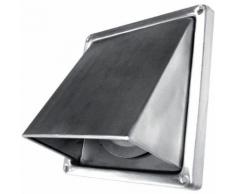 Grille inox DMO - A auvent - Diamètre 100 mm