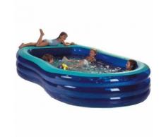 Simex Sport St Tropez 240 - Piscine gonflable - Bleu/menthe - 243 x 157 x 53 cm