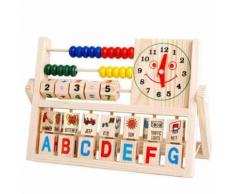 Apprentissage Du Développement De Nouveaux Enfants Bébé Enfants Versatile Flap Abacus Jouets En Bois