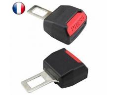 Ecamels® 2 Paire Boucle Pince Ceinture Sécurité Universel Alarme Pr Siège Auto Voiture
