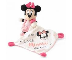 Doudou Souris Minnie Disney Baby Robe Rose Mouchoir Blanc To The Moon And Back Peluche Simba Toys Bénélux Jouet Éveil Bébé Eac