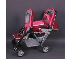 Poussette Double Sport Rose Top Design