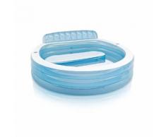 Piscine gonflable aqua avec canapé 224x216x76cm